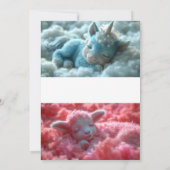 Winter Fantasy: Snowy Miracle Heart Wedding Kaart (Achterkant)