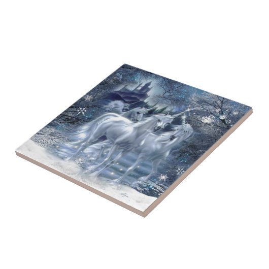 Winter Fantasy Tegeltje (Zijkant)