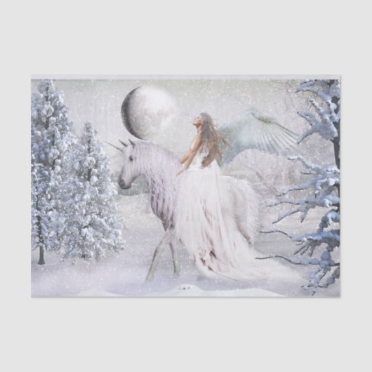 Winter Fantasy-weefselpapier Tissuepapier (Voorkant)