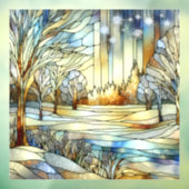 Winter Fantasy Window Cling Raamsticker (Vel 3)