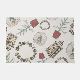 Winter Farmhouse Deurmat