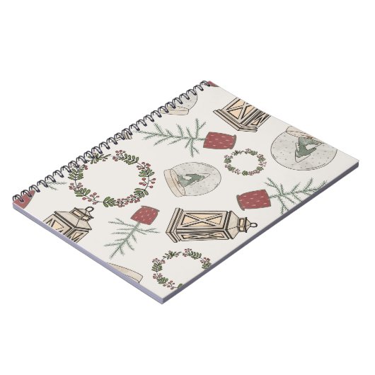 Winter Farmhouse Notitieboek (Linkerzijde)