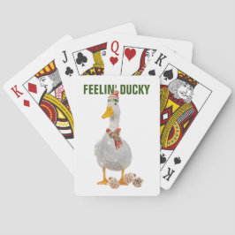 Winter "Feelin" Ducky Pokerkaarten