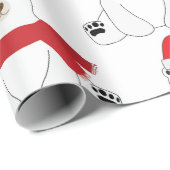 Winter-feestdag-Beer Cadeaupapier (Rol Hoek)