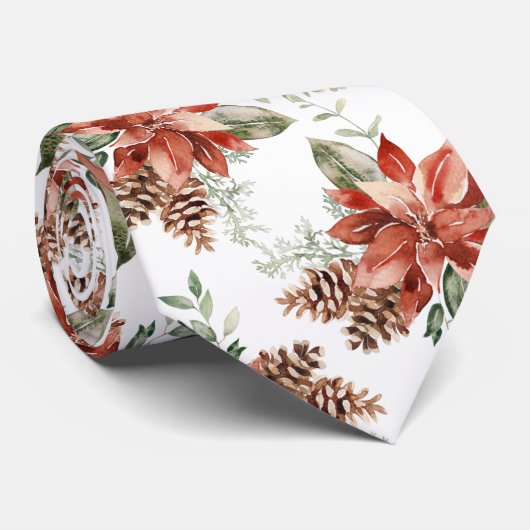 Winter-feestdag-Stropdas Stropdas (Opgerold)