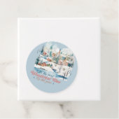 Winter Feestdagen Christmas Aangepaste naam Bedankjes Labels (In situ)