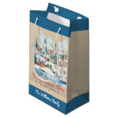 Winter Feestdagen Christmas Aangepaste naam Klein Cadeauzakje (Voorkant Gekanteld)