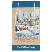 Winter Feestdagen Christmas Aangepaste naam Klein Cadeauzakje (Voorkant)