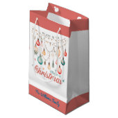 Winter Feestdagen Kerst Magic Custom Naam Klein Cadeauzakje (Voorkant Gekanteld)