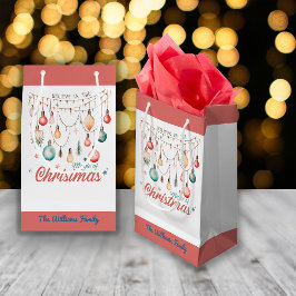 Winter Feestdagen Kerst Magic Custom Naam Klein Cadeauzakje