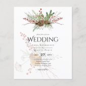 Winter Feestdagen Kerstfeest Uitnodiging Flyer (Voorkant)