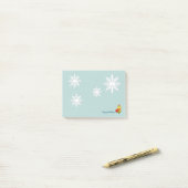 Winter Feestdagen Owl Post-it® Notes (Op bureau)