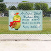 Winter Feestdagen Owl Spandoek (Insitu)