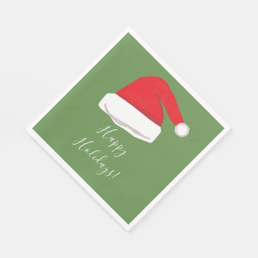 Winter Feestdagen papieren servetten (Hoek)