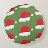 Winter Feestdagen Rond kussen (Achterkant)