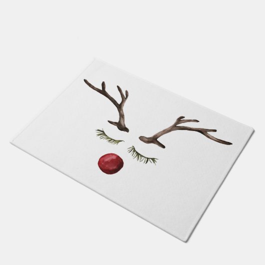 Winter feestdagen Rudolph Deurmat (Schuin)