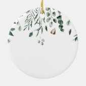 Winter feestdagen Rudolph Keramisch Ornament (Achterkant)