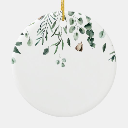 Winter feestdagen Rudolph Keramisch Ornament (Achterkant)