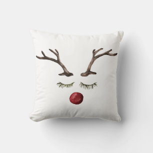 Winter feestdagen Rudolph Kussen