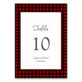 Winter Feestdagen Sneeuwvlokken Red Buffalo Bruilo Kaart (Achterkant)