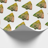 Winter Feestdagen Tree Wrapping Papier (Hoek)