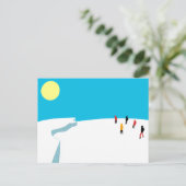 Winter Feestdagenkaart (Staand voorkant)