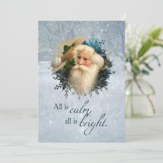 winter feestdagenkaart (Staand voorkant)