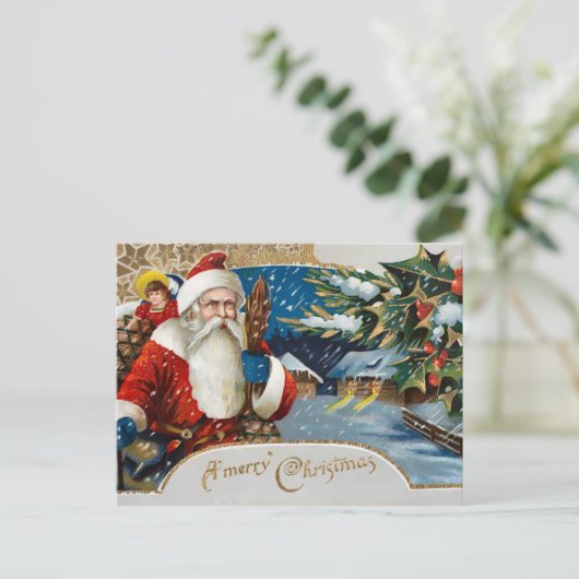 winter feestdagenkaart (Staand voorkant)