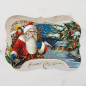  winter feestdagenkaart (Voorkant / Achterkant)