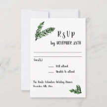 Winter feestfeest evenement receptie reactie RSVP