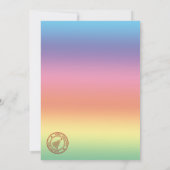 Winter festieve knuffelende herten Kerstmis bos Kaart (Achterkant)