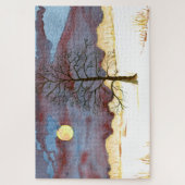 Winter Field Jigzaag Puzzle Legpuzzel (Verticaal)