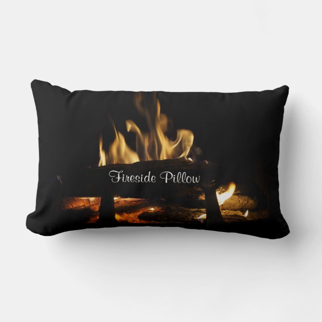 Winter Fireside Pillow Kussen (Voorkant)
