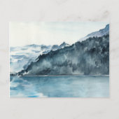 Winter Fjords Briefkaart (Voorkant)