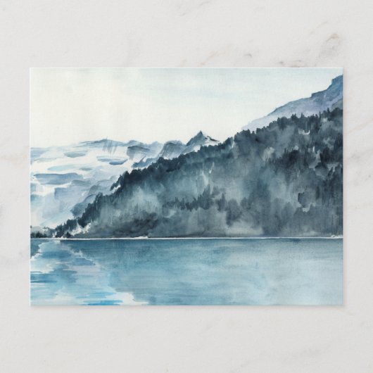 Winter Fjords Briefkaart (Voorkant)
