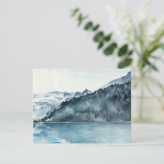 Winter Fjords Briefkaart (Staand voorkant)