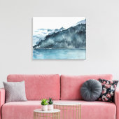 Winter Fjords Canvas Afdruk (Insitu (Woonkamer))