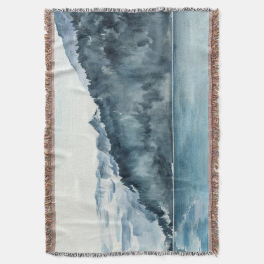 Winter Fjords Deken (Voorkant Verticaal)