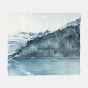 Winter Fjords Fleece Deken