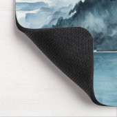 Winter Fjords Muismat (Hoek)