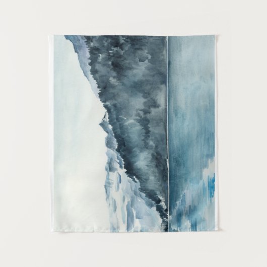 Winter Fjords Wandkleed (Voorkant)