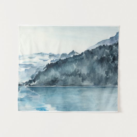 Winter Fjords Wandkleed (Voorkant (horizontaal))