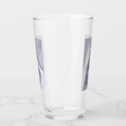 Winter Flame Glass Cup Glas (Links)