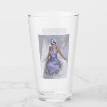 Winter Flame Glass Cup