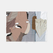 winter fleece deken (Voorkant (Horizontaal))