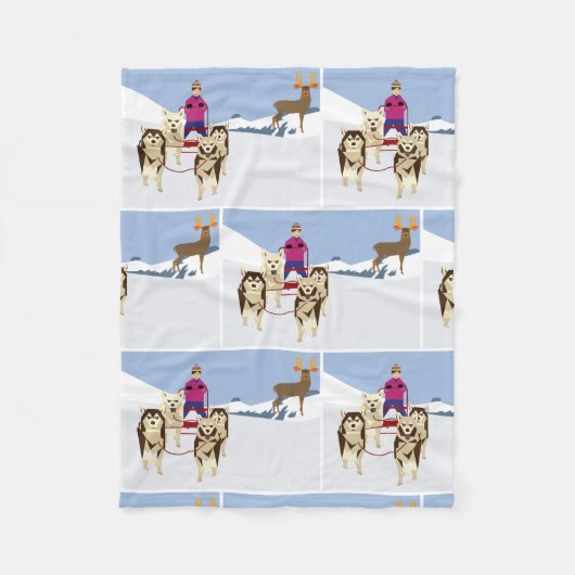 winter fleece deken (Voorkant)