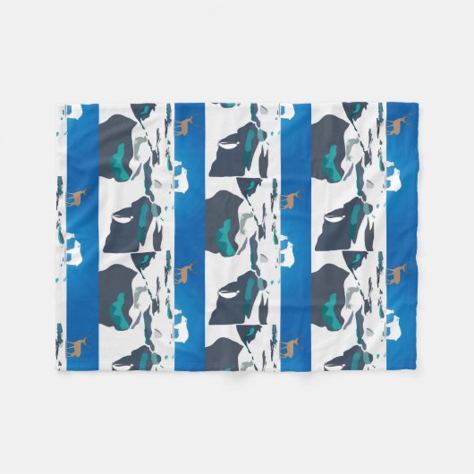 winter fleece deken (Voorkant (Horizontaal))