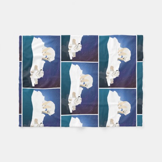 winter fleece deken (Voorkant (Horizontaal))