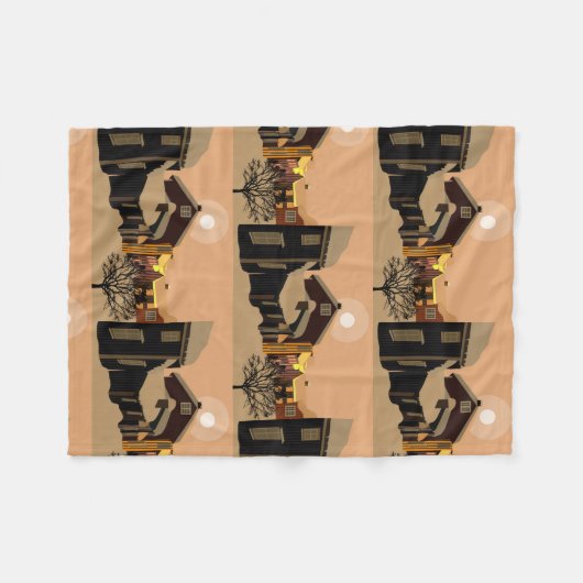 winter fleece deken (Voorkant (Horizontaal))