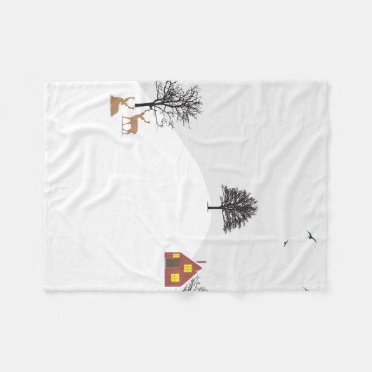 winter fleece deken (Voorkant (Horizontaal))